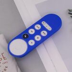 Custodia protettiva in silicone anticaduta per telecomando Google Chromecast 2020 Y16 (blu)