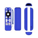 Per ONN Android TV 4K UHD Dispositivo di streaming Y55 Custodia per telecomando in silicone anticaduta (blu)