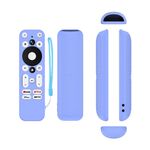 Per dispositivo di streaming ONN Android TV 4K UHD Y55 Custodia per telecomando in silicone anticaduta (blu luminoso)
