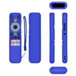 Custodia in silicone anti-caduta per telecomando TCL RC902N FMR1 Y47 TV (blu)