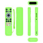 Per TCL RC902N FMR1 Y47 Custodia in silicone anti-caduta per telecomando TV (verde luminoso)
