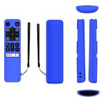 Per TCL RC802V FMR1 FNR1 Y40 Telecomando TV Custodia protettiva in silicone anti-caduta (blu)