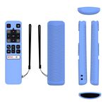Per TCL RC802V FMR1 FNR1 Y40 Telecomando TV Custodia protettiva in silicone anti-caduta (blu luminoso)