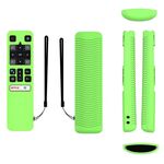 Per TCL RC802V FMR1 FNR1 Y40 Telecomando TV Custodia protettiva in silicone anti-caduta (verde luminoso)