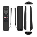 Per Realme 32/43 pollici Y41 TV Telecomando Custodia protettiva in silicone anti-caduta all-inclusive (nero)