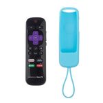 Per TCL Roku 3600R/3900/Voice RCAL7R Custodia in silicone per telecomando da 2 pezzi (blu)