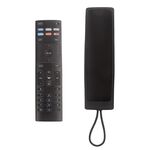 Per Vizio XRT136/XRT140 Custodia in silicone per telecomando da 2 pezzi (nero)