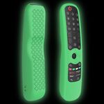 Custodia in silicone per telecomando TV LG AN-MR21GC / AN-MR21N / AN-MR21GA (verde luminoso)