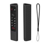 Custodia in silicone per telecomando NVIDIA Shield TV Pro 4K HDR con cordino (nero)