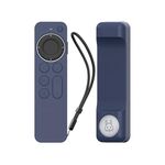 Custodia protettiva in silicone per telecomando Apple TV Siri Remote 2/3 AhaStyle PT165 (blu)