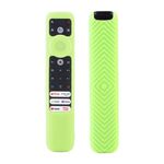 20,9 x 4,3 x 1,7 cm per custodia protettiva per telecomando TCL RC902V FMR1/FAR2/FMR4 coperture antiurto in silicone universale (verde luminoso)
