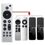 Per telecomando Apple TV 4K / HD A2169 A1842 A1625 senza voce(Argento)