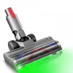 Per aspirapolvere Dyson V7 V8 V10 V11 V15 Spazzola per pavimenti leggera a trasmissione diretta con luci LED antipolvere