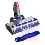 Per Dyson V6 / V7 / V8 / V10 / V11 / V15 Spazzola per pavimenti in velluto morbido e set di rulli a trasmissione diretta con luce LED