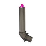 2 in 1 40mm per asciugacapelli Dyson Adattatore a gomito girevole a 360 gradi e set di arricciacapelli per capelli Rosa Rosso