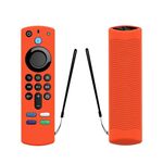 Custodia protettiva in silicone per telecomando vocale Amazon ALEXA di terza generazione (arancione)