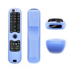 Custodia protettiva anticaduta in silicone per telecomando LG AN-MR21 / 22 / 23 / 24 (GC/N/GA) (blu luminoso)