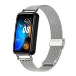 Cinturino per Huawei Band 10/9/8 NFC xDfind con fibbia in metallo milanese (argento)