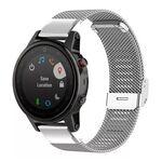 Cinturino per orologio con fibbia in metallo Milanese xDfind per Garmin Fenix ​​8/7/6/5 da 22 mm (argento)