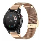 Cinturino per orologio con fibbia in metallo milanese xDfind per Garmin Fenix ​​8/7/6/5 da 22 mm (oro rosa)