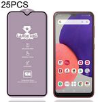 Per Samsung Galaxy A22e, 25 pellicole in vetro temperato ad arco largo in alluminio 9H da 0,4 mm