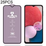 Per Samsung Galaxy F13 25 pezzi Pellicola in vetro temperato ad arco largo in alluminio 9H 0,4 mm