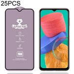 Per Samsung Galaxy M33 5G 25 pezzi Pellicola in vetro temperato ad arco largo in alluminio 9H 0,4 mm