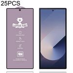 Per Samsung Galaxy Z Fold6 25 pezzi Pellicola in vetro temperato ad arco largo in alluminio 9H 0,4 mm