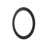 Anello magnetico di ricarica wireless Kalebol con ventosa in lamiera di ferro e pezzo magnetico (anello nero)
