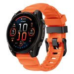 Cinturino in silicone per orologio sportivo Gamin Wild Trail da 26 mm (arancione)