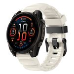 Cinturino in silicone per orologio sportivo Gamin Wild Trail da 26 mm (Starlight)