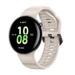 Cinturino in silicone monocolore con fibbia nera per orologio For Honor Watch Fit (Starlight)