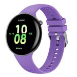 Cinturino traspirante in silicone per Honor Watch Fit (lilla)