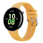 Cinturino in silicone traspirante per Honor Watch Fit (giallo)