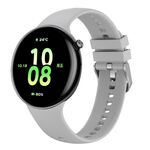 Cinturino in silicone traspirante per Honor Watch Fit (grigio)