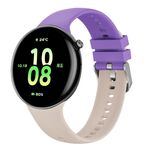 Cinturino traspirante in silicone per Honor Watch Fit (viola chiaro)