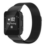 Cinturino in metallo milanese xDfind per Garmin Forerunner 35/30 (nero)
