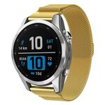 Cinturino in metallo a sgancio rapido Milanese xDfind per Garmin Fenix ​​8/7S/6S/5S, 20 mm (oro)