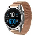 Cinturino in metallo a sgancio rapido Milanese xDfind per Garmin Fenix ​​8/7S/6S/5S da 20 mm (oro rosa)