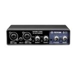 Teyun Q-22 Computer USB Free SRIVE MICROFONO Scheda audio esterna (nero)