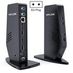 WAVLINK UG69PD5 Adattatore per monitor USB-C HD 60Hz Docking station per display doppio 4K, spina: spina UE