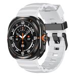 Cinturino sportivo in silicone per Samsung Galaxy Watch Ultra 47mm Wild Trail (bianco)
