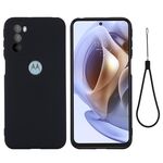 Per Motorola Moto G31 / G41 4G Custodia per telefono a copertura completa a colori liquidi a colori liquidi (nero)