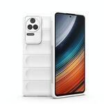 Per Xiaomi Redmi K40S Magic Shield TPU + Flanel Phone Case (bianco)