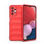 Per Samsung Galaxy A13 5G / 4G Magic Shield TPU + Flanel Phone Case (rosso)