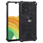 Per Samsung Galaxy A33 5G Shock Aoffert TPU + PC Magnetic Protective Telefono con supporto (nero)