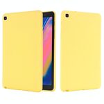 Per Samsung Galaxy Tab una custodia a tavoletta ShockPoof in silicone liquido a colore solido a colore solido (giallo)