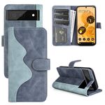 Per Google Pixel 7 Case di telefoni a flip orizzontale a flip orizzontale (blu)