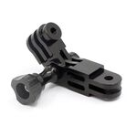 Action Camera Universal Aluminio lega Adattatore a 3 gradi di regolazione a tre gradi (nero)