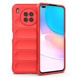 Per Huawei Nova 8i Magic Shield TPU + Flanel Phone Case (rosso)